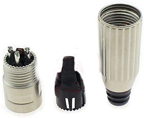 Davitu Electrical Equipments Supplies - 100pcs All Metal Microphone XLR Connector Male Female Balance 3 Needle 3 Pin XLR Plug - (Color: 100pairs)