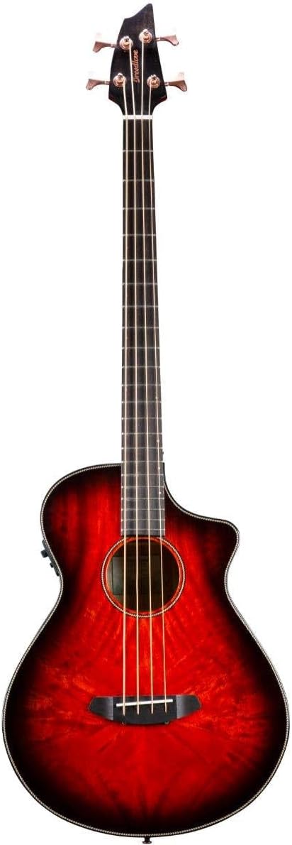 Breedlove ECO Pursuit Exotic S Concert CE Acoustic-electric Bass Guitar - Sunset Burst Myrtlewood