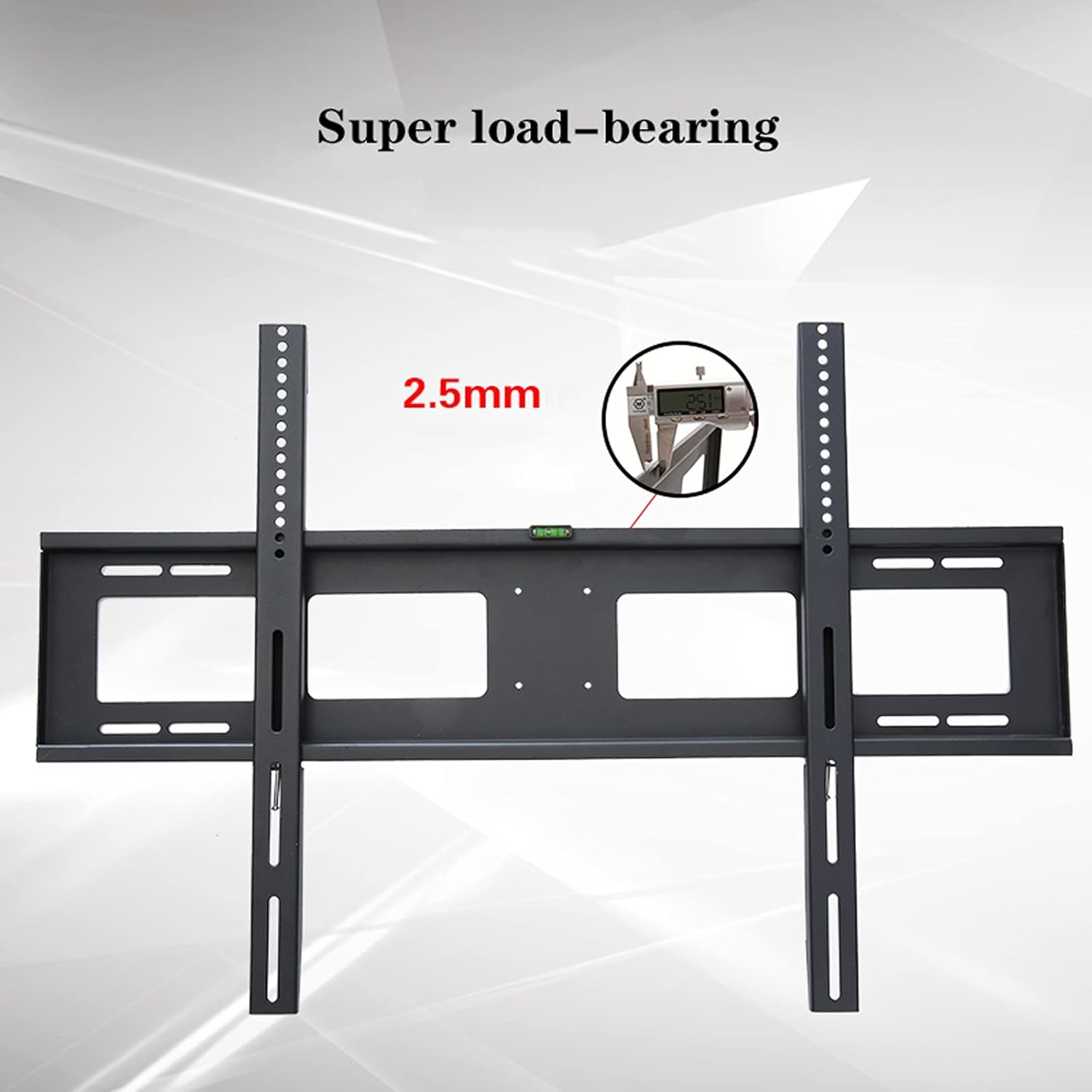 TV Mount Bracket Fixed TV Wall Mount Bracket Wall-Mounted TV Stand with Spirit Level and Anti-Drop Baffle Suitable for Most 60-100 Inch TVs Up to VESA 900x600mm TV Stand for Heavy Duty