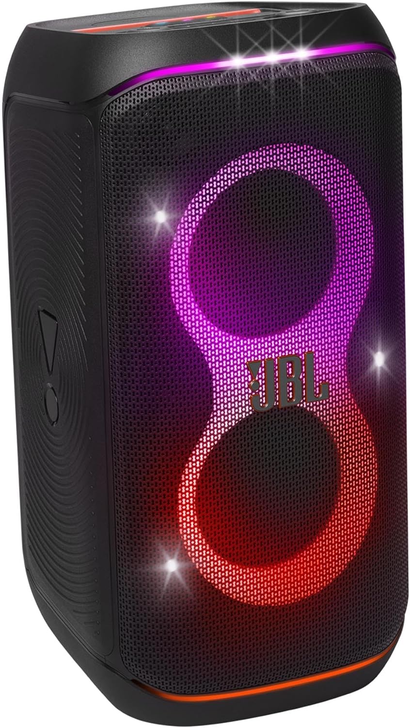 JBL PartyBox Club 120 Powerful Portable Bluetooth Party Speaker with Dynamic Light Show-Black with JBLPBWIRELESSMICAM Two Digital Wireless Microphones Designed for use with The PartyBox Speakers