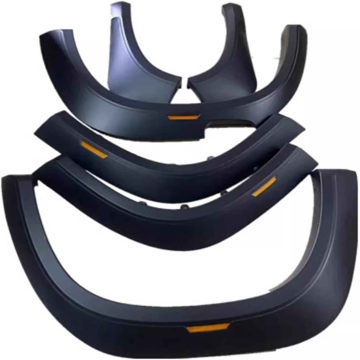 Car Fender Flares Arch Wheel Eyebrow Protector Mudguard Sticker Compatible for Mitsubishi Triton L200