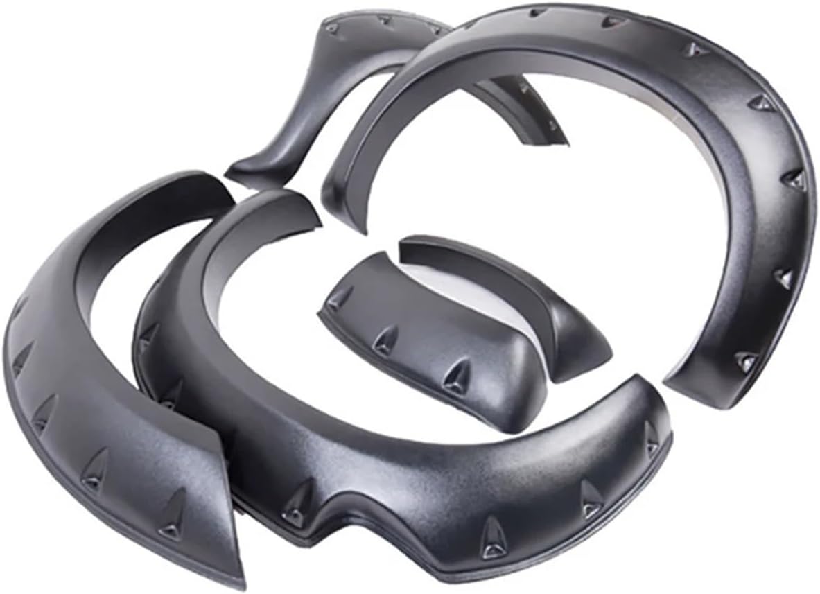 Exterior Accessories Wheel Eyebrow Auto Body Parts Mud Flap Splash Arch Guard Car Fender Flares Compatible with Toyota Hilux Vigo 2005-2011