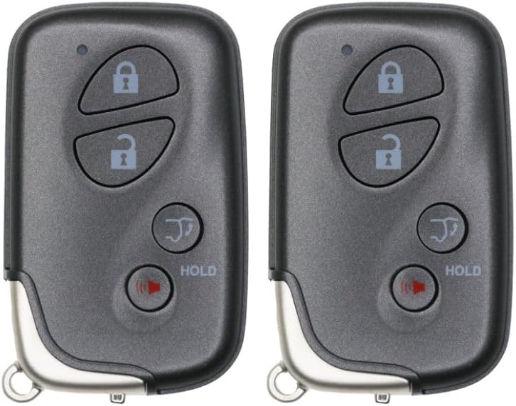 Replcament Smart Key Fob for Lexus GX460 2012 FCC HYQ14ACX Part Number 89904-60590 8990460590 Pack of 2