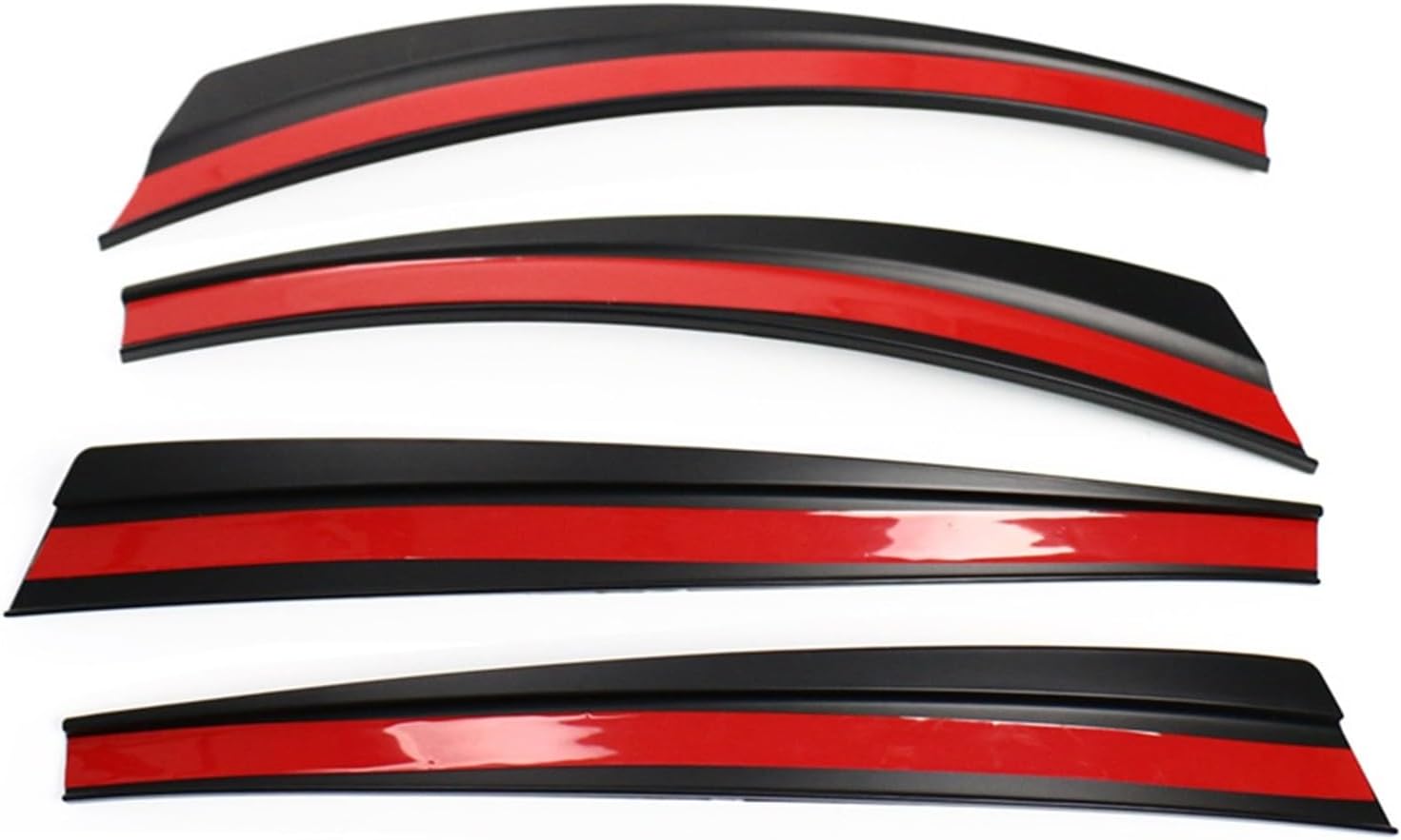 Car Wheel Eyebrow Fender Mudguard Mud Flap Splash Guard Front+Rear Bright Black，Compatible for Tesla Model Y 2021