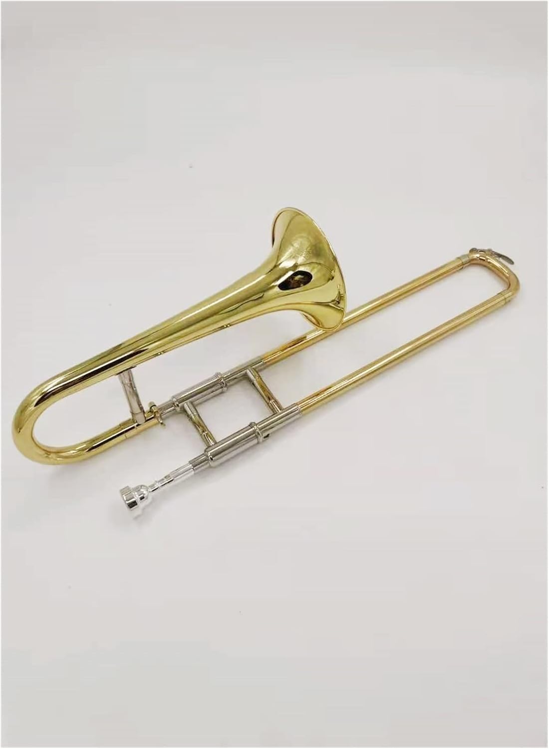 FLFL Student Trombone B-Flat Trombone Musical Instrument is Suitable for Beginners and Adult Colleges to Perform General Examinations