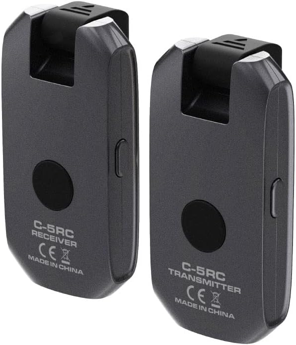 Tonebird NUX C-5RC Wireless Guitar System 5.8GHz Transmitter and Receiver Auto Match, Charging Case Patch Cable, Polish, Tool Bundle