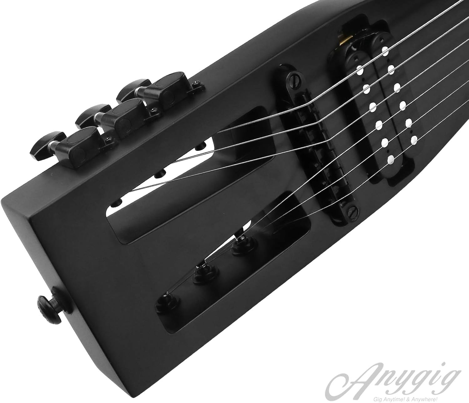 SING F LTD Travel Electric Guitar, Ultra-Light Headless Design, Full-Scale 25.5