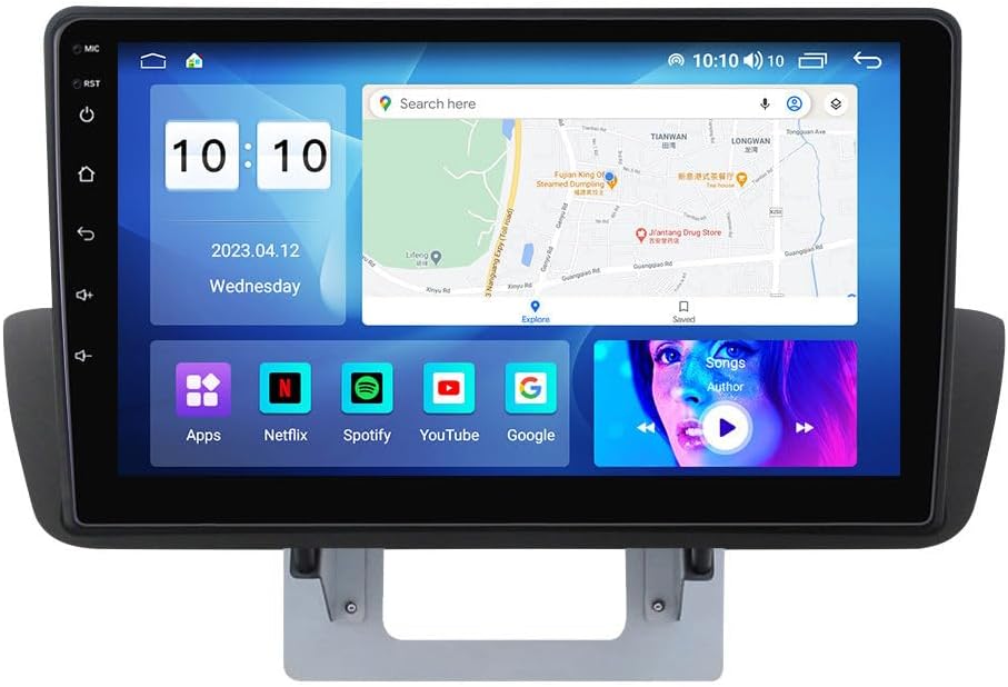 Android Car Stereo for Mazda BT50 2012-2018,9 inch IPS Touchscreen with Upgrade Wireless CarPlay & Android Auto,WiFi/GPS,Support SWC and Subwoofer,8-Core 8G+256G