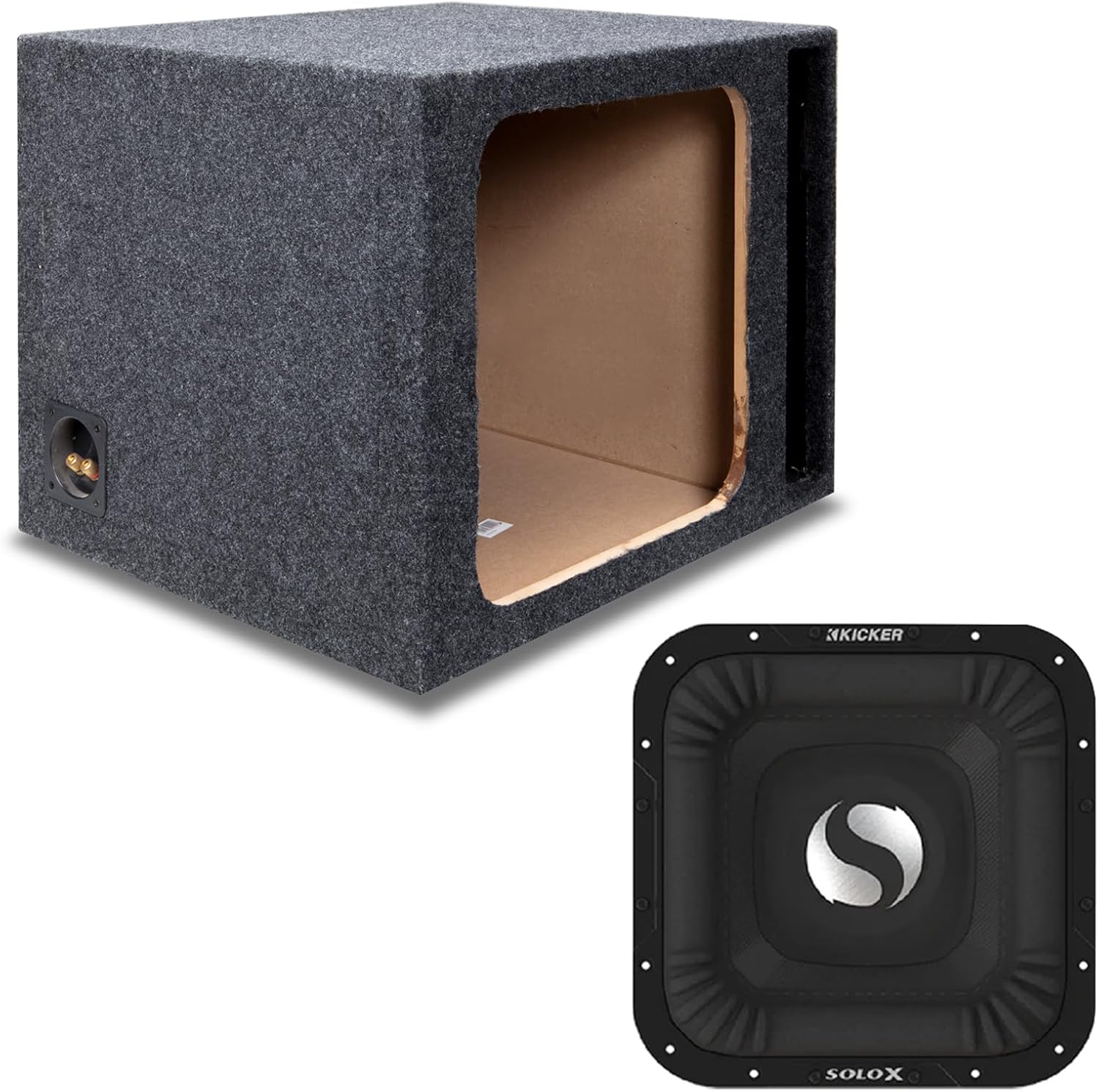KICKER Harmony Audio fits Universal Square 49L7X151 Single 15