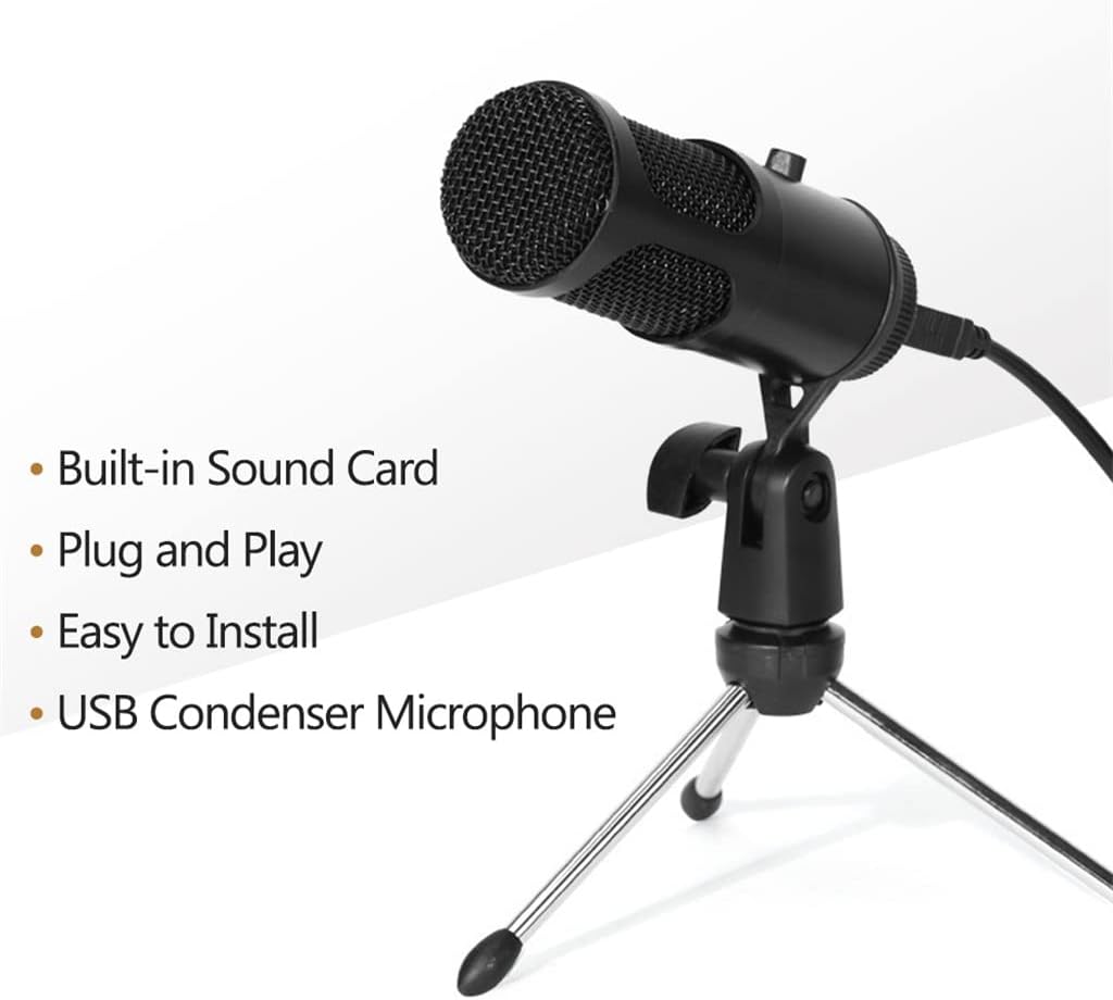 BM800 Recording Condenser Microphone Computer Professional USB Microphone with Headset Live Broadcast