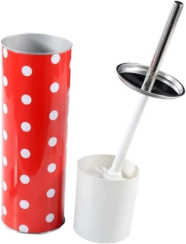 Toilet Brush Brush and Holder Compact Iron Art Toilet Bowl Brush Set,Free Standing Toilet Bowl Brush for Bathroom Cleaning Household for Home Bathroom (2 Pack)