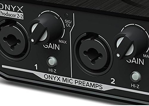Mackie Audio Interface, Onyx Producer 2X2 USB Audio Interface with MIDI (Onyx Producer 2-2)