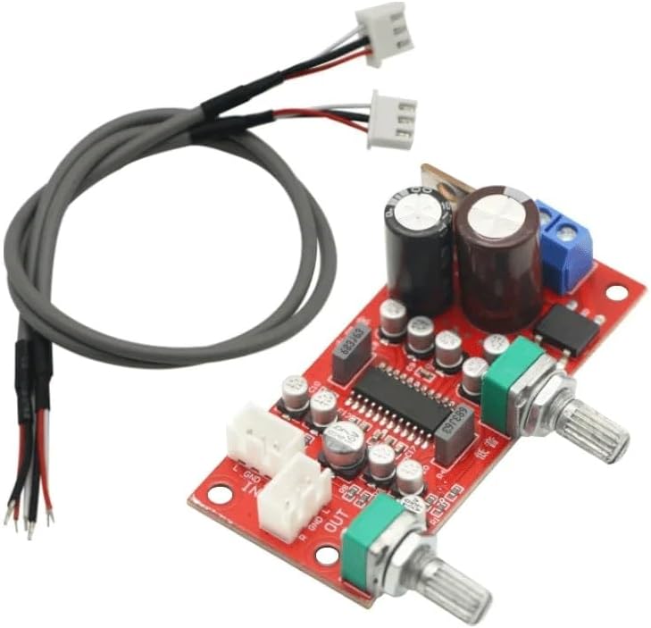 Tone Amplifier Preamplifier Board BBE Sound Effect Exciter Improve Treble Bass Volume Control Module