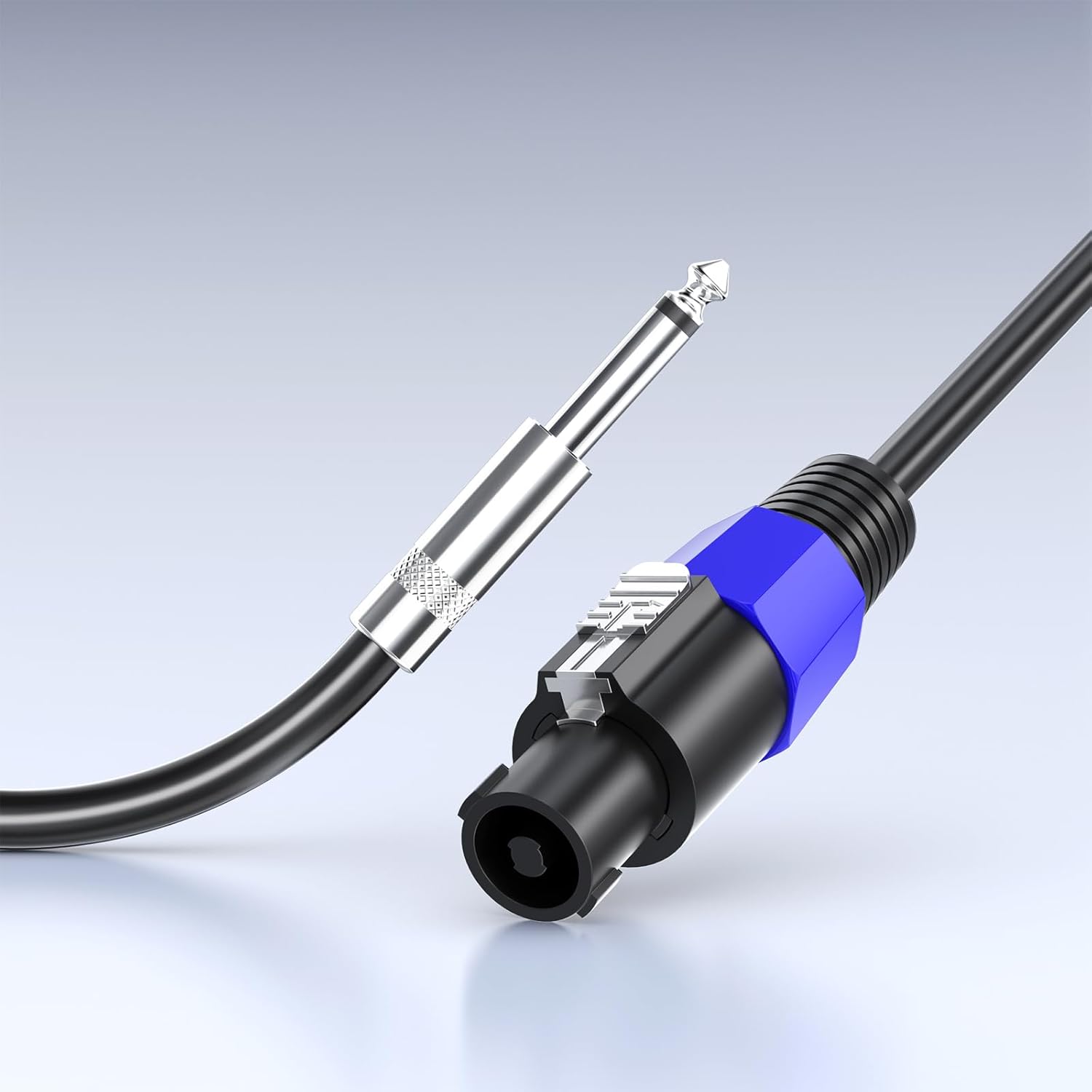 2 Pack 100 feet Speakon to 1/4