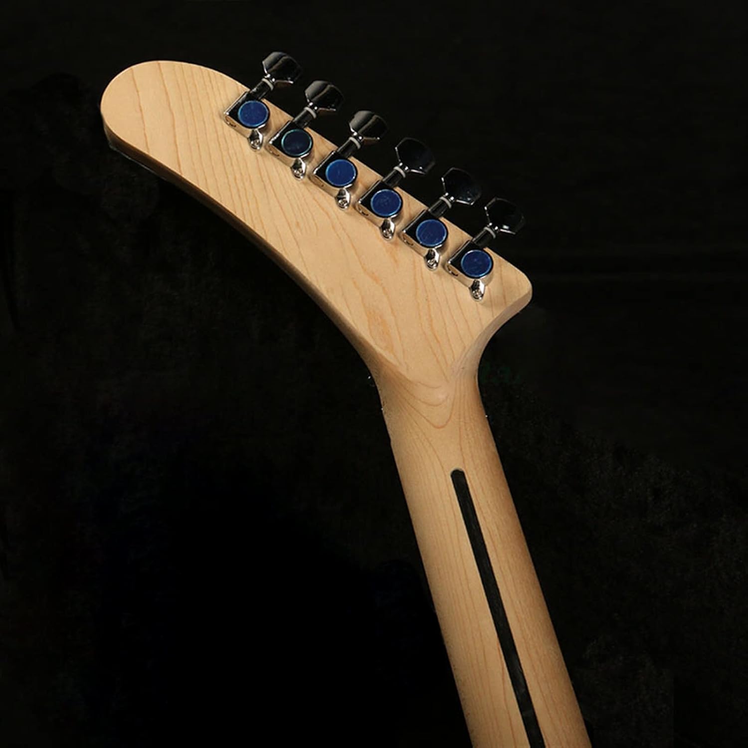 Unfinished Electric Guitar DIY Kits Maple Neck Fingerboard Build Your Own Electric Guitar Unfinished Guitar Set