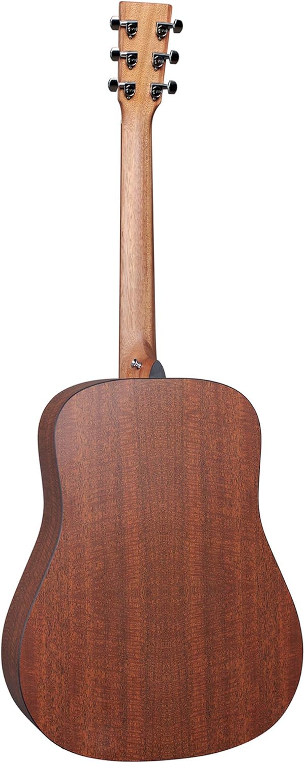 Martin Guitar X Series D-X2E Acoustic-Electric Guitar with Gig Bag, Sitka Spruce and KOA Pattern High-Pressure Laminate, D-14 Fret, Performing Artist Neck Shape HPL Mahogany Back/Side