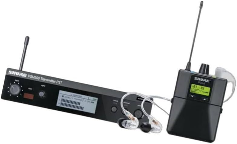 Shure PSM300 P3TRA215CL Pro Wireless in-Ear Personal Monitoring System with SE215-CL Earphones - H20 Band