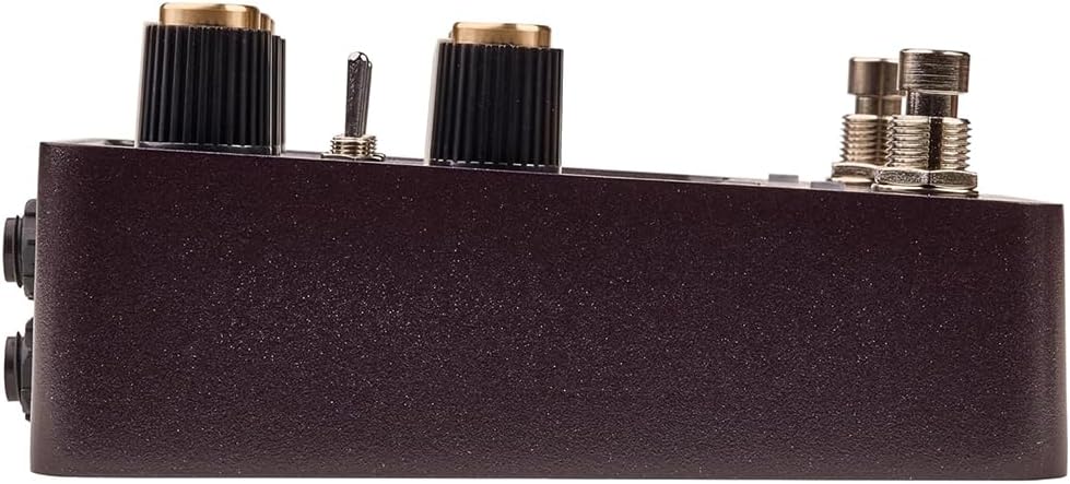 Universal Audio Lion '68 Super Lead Amp Pedal Bundle with 2x Right Angle Patch Cables, 9V Power Adapter, 12 Guitar Picks & Polishing Cloth – Authentic Tube Amp Tones, Versatile Gain Control