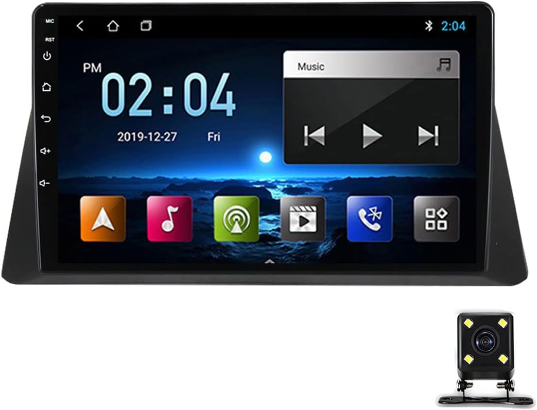 Double Din Car Stereo 9 Inch Car Audio Bluetooth Radio in-Dash Navigation Player for Honda Accord 8 2008-2012 Sat GPS Nav with Backup Camera/Carplay/4G/Wifi/SWC/RDS