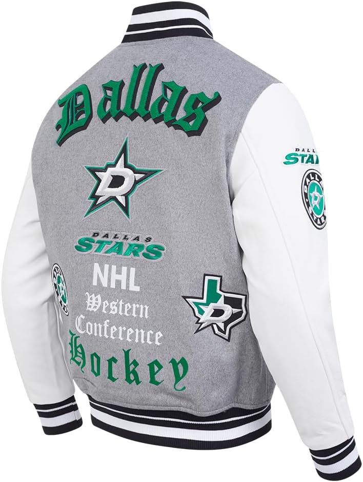 Pro Standard Mens NHL Old English Varsity Jacket