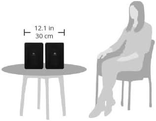 JBL Professional Control 23-1 Ultra-Compact Indoor/Outdoor Background/Foreground Speaker, Black, Sold as Pair