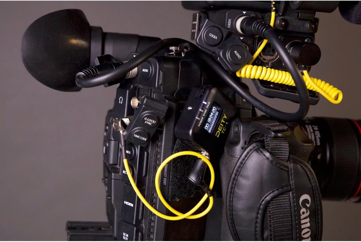 Deity TC-1 Wireless Timecode Box Generator with Locking 3.5mm Timecode Port, Bluetooth 5.0 Connectivity, and Sidus Audio App Support (Black, 3-Pack)