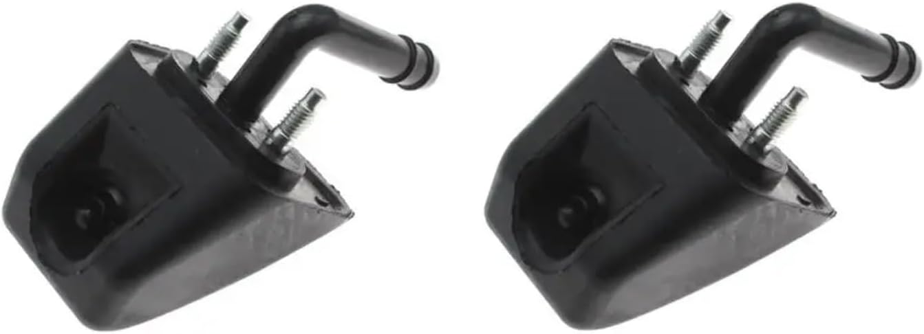 Headlamp Sprayer Nozzle Compatible with Mitsubishi for L200 2005 2006 2007 2008 2pcs Left/Right Front Bumper Headlamp Headlight Washer Sprayer Nozzle Jet MN117396