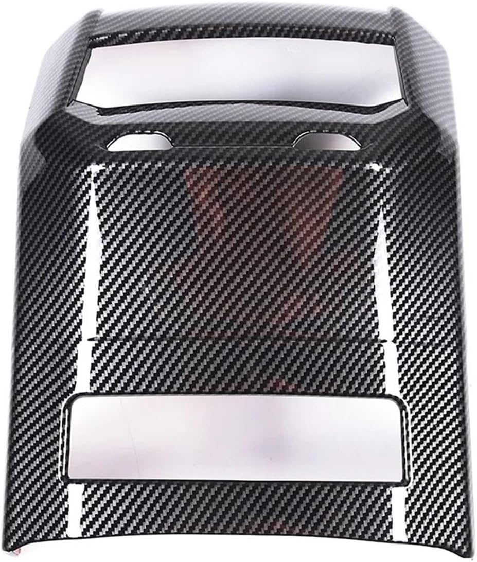 GERRIT Car Accessories Fit for BMW 7 Series 2023 ABS Carbon Fiber Rear Air Conditioning Outlet Cover Decoration Sticker Upholstery Care