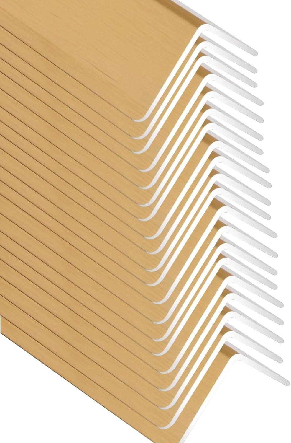 2 4 8 12 16 20 Pcs Wall Corner Guards/Corner Wall Protector, Self Adhesive Edge Protector Strip Corner Shield, Aluminum Edge Safety Bumpers for Wall E,20pcs-Length 90cm/35.4 in