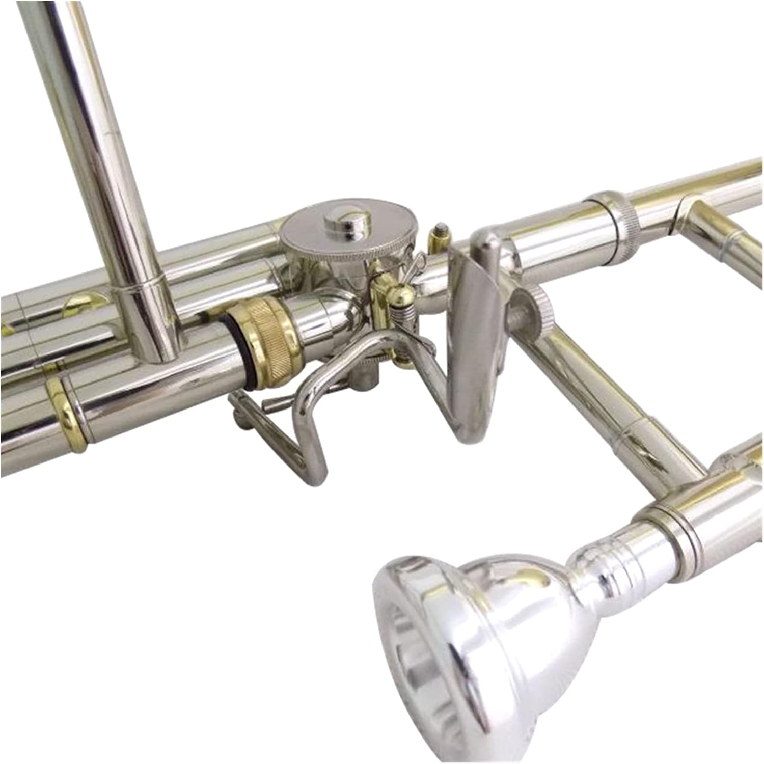 Standard Trombone EB Children Trombone with Case Mouthpiece Alto Trombones Musical Instruments Yellow Brass Trombon Lacquer Valve Trombone