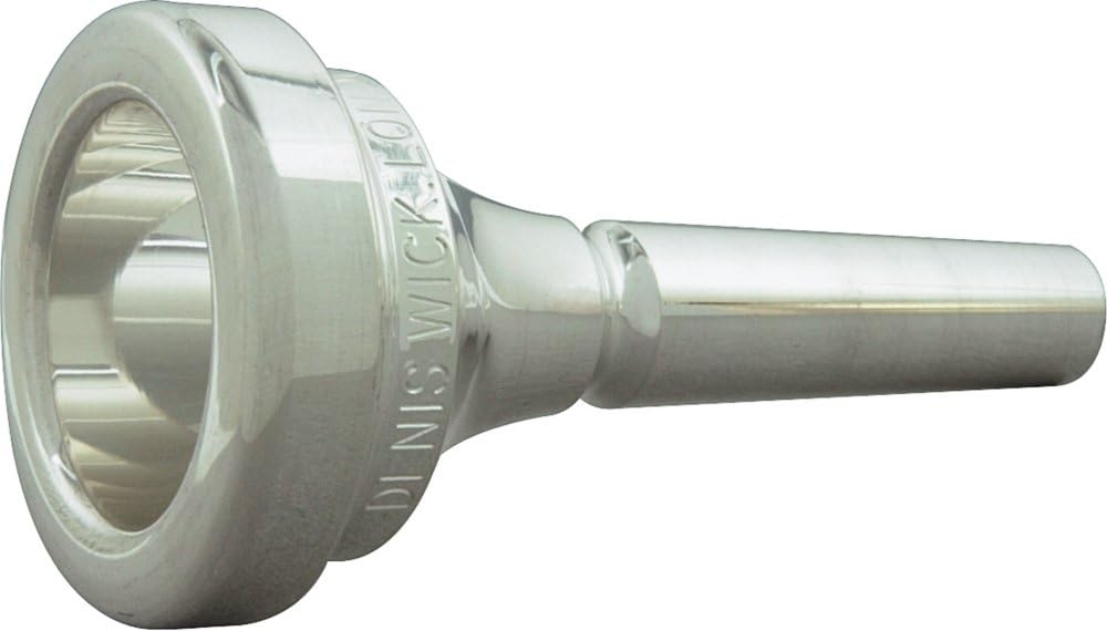 Denis Wick Classic Trombone Mouthpiece Silver Plated, 5880-5BS - Medium Backbore for Balanced Tone & Smooth Response - Small Shank Fitting Trombone Accessory for Easy Articulation - 25.7 x 6.6 x 6.8mm