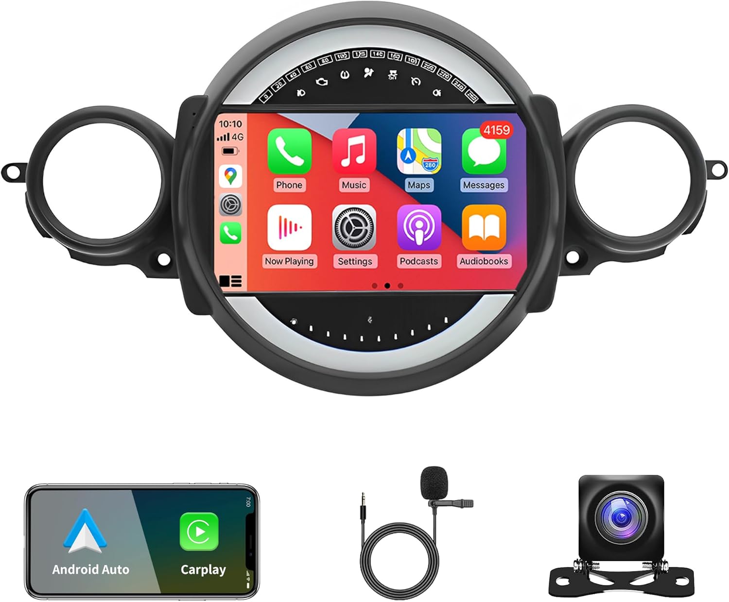 Car Stereo Radio Upgrade for BMW Mini Cooper R56 2007-2014, 9