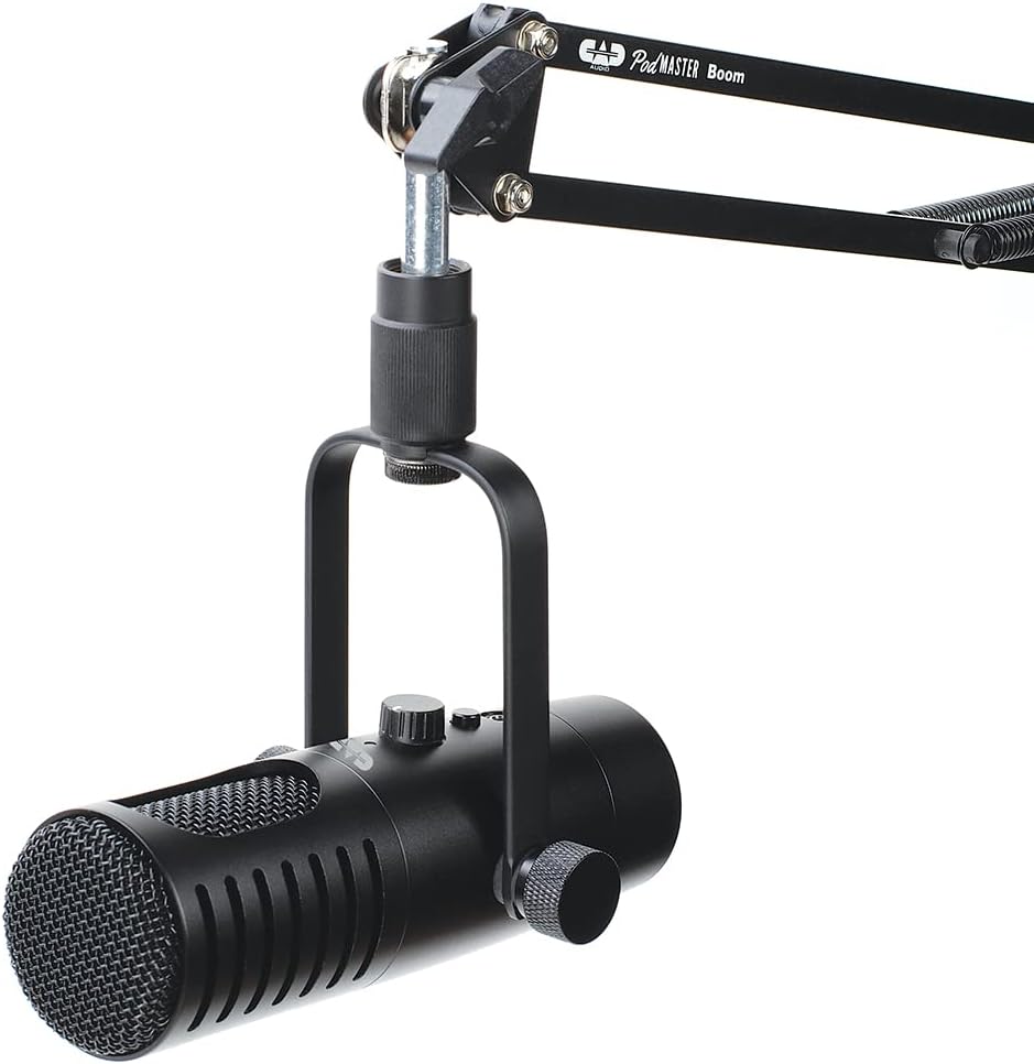 CAD Audio E90 Dynamic Front-Address Broadcast Microphone – XLR & USB-C Outputs