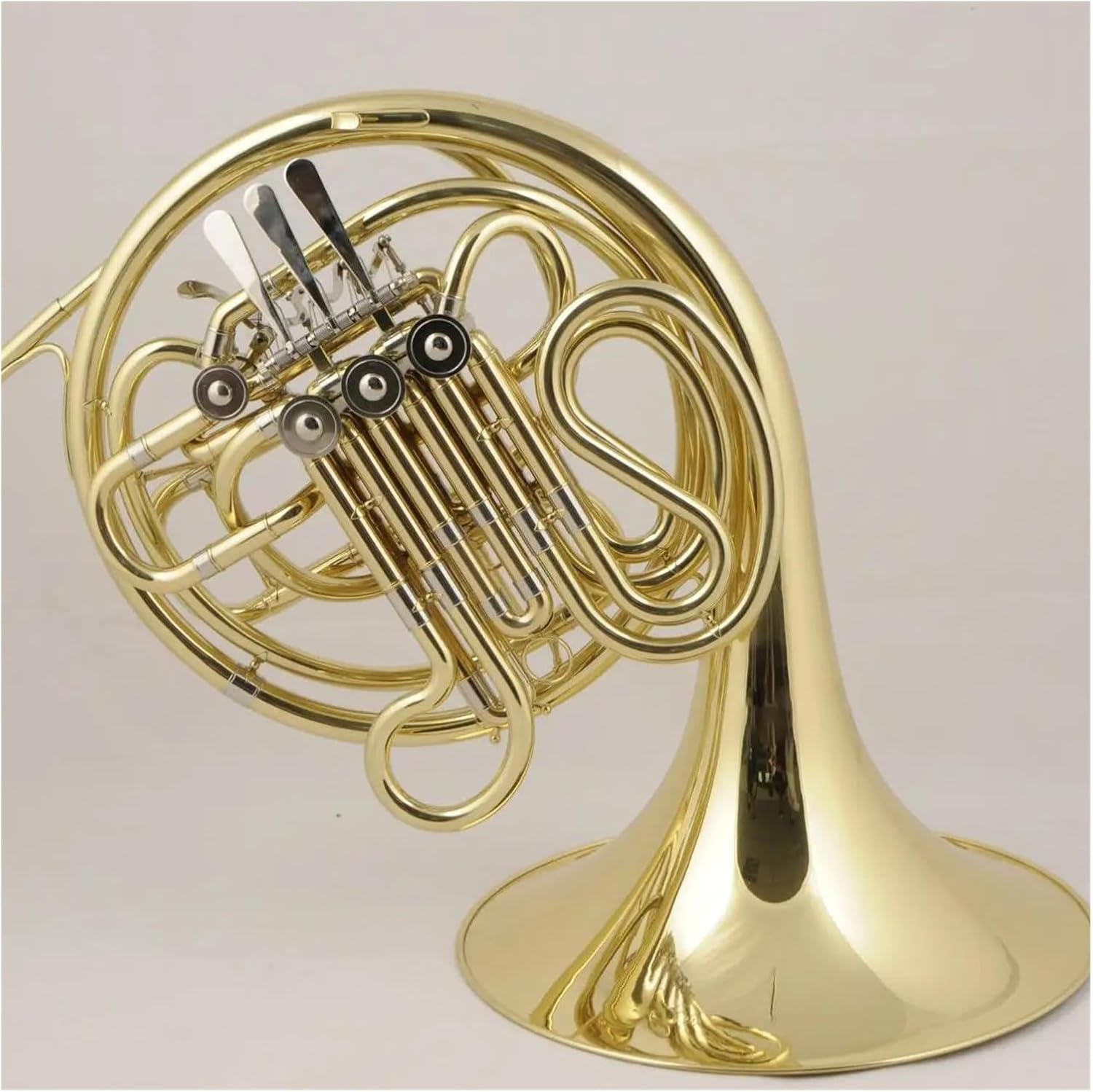 4 key double row French horn instrument suitable for beginners to practice