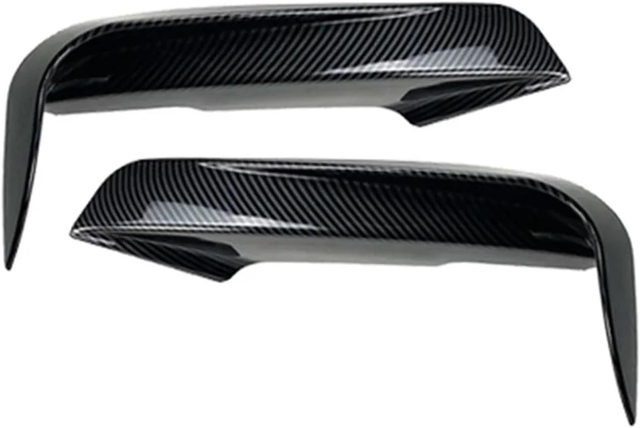 Body Kit Fit for BMW 3 Series F30 F31 Car Front Bumper Guard Plate Vent Cover Front Wind Front Corner Modification Accessories Universal(Carbon Fiber)