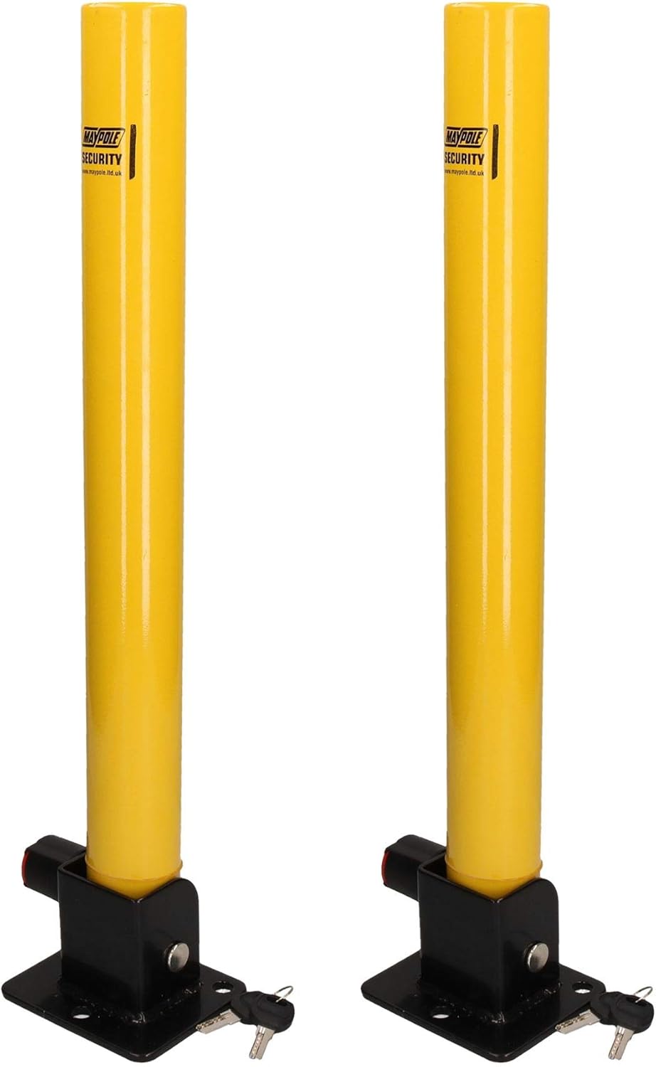 2pk Security Post Fold Down Retro Fit Integral Lock Caravan Trailers Motorhome