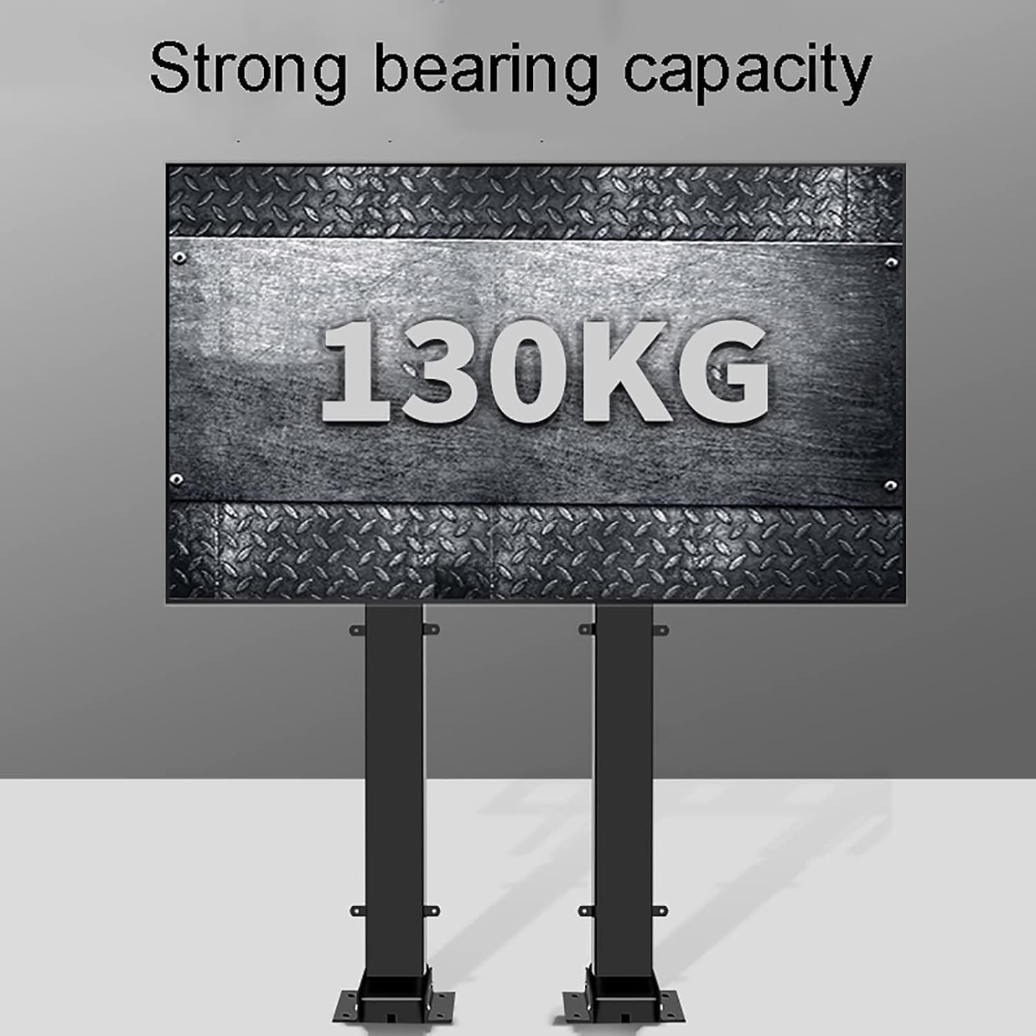 Motorized TV Mount for 55-120 Inch TVs, Telescopic Electric TV Lift with Auto Lifting, Height Adjustable TV Stand and Wall Mount, TV Motorized Lift with Remote