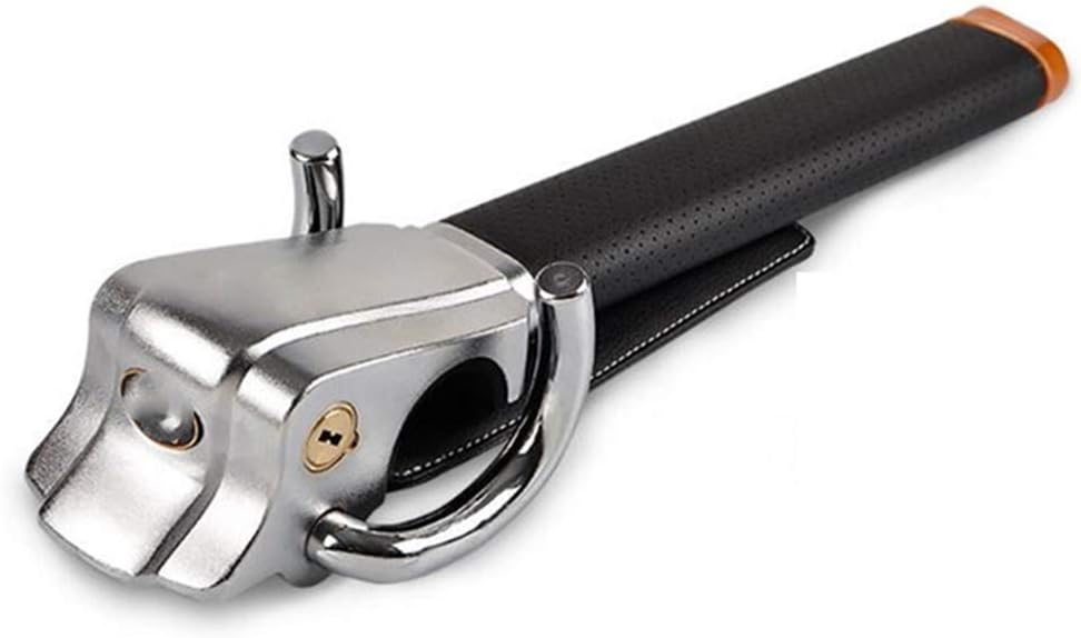 Steering Wheel Locks Universal Heavy Duty Anti-Theft Vehicle Car Steering Locking with Key and Safety Hammer