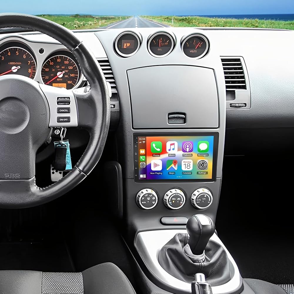 Android 13 Double Din Car Stereo Radio for Nissan 350Z 2003-2009 7