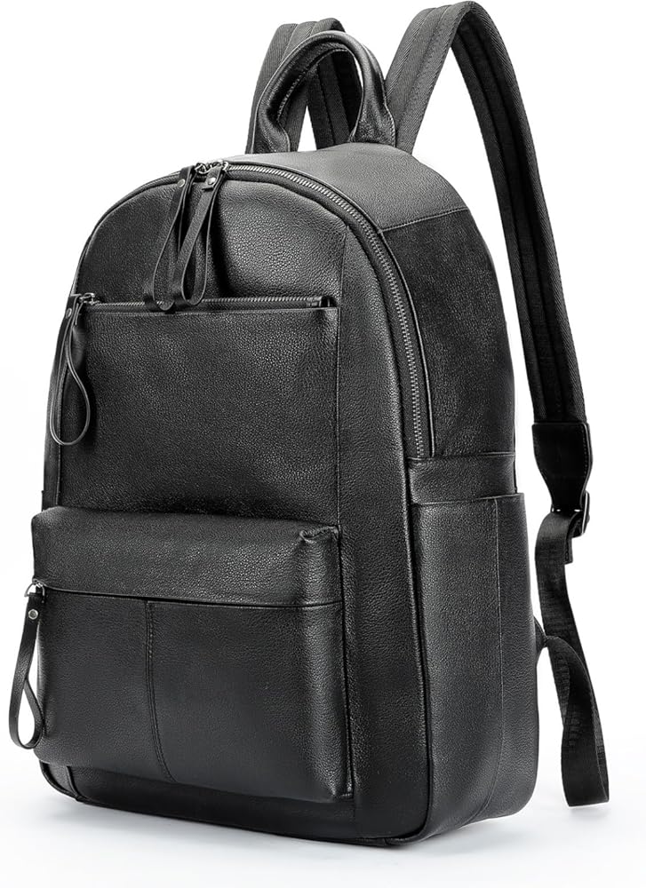 Casual Waterproof Laptop Backpack for Men Women Business Computer Commuter Travel Lightweight Daypack Gift Box (Black)