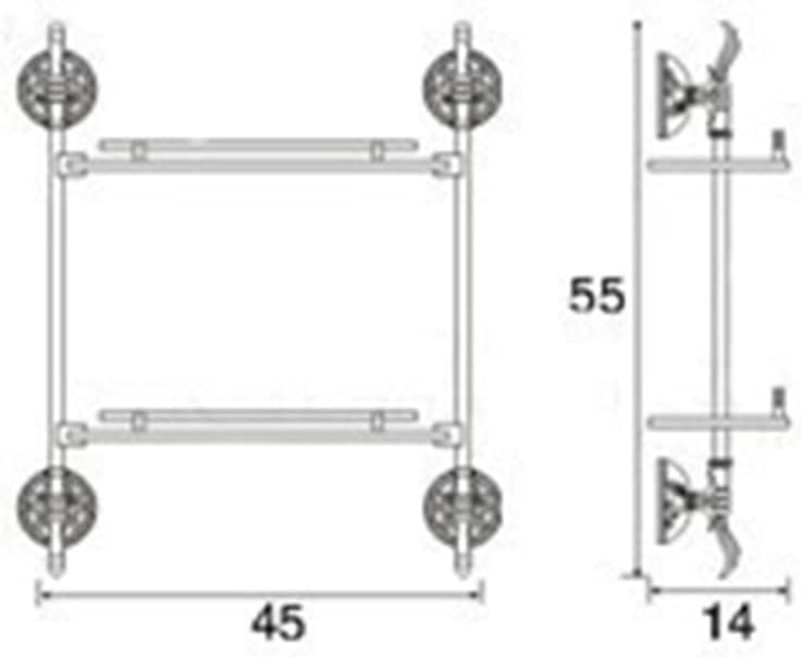 Shower Shelf Racks Brass Glass Shelf, Double Bathroom Shelf, Bathroom Organizer Storage Rack, Gold Bathroom Fittings, Bathroom Accessories Shower Caddy