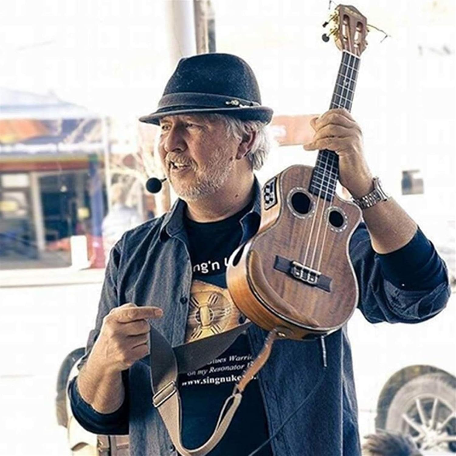 Baritone Mahogany Ukulele by Personality Adult Beginner Musical Instrument Fashion Children's Small Guitar Boys and Girls Students Four-Stringed Instrument String Instruments