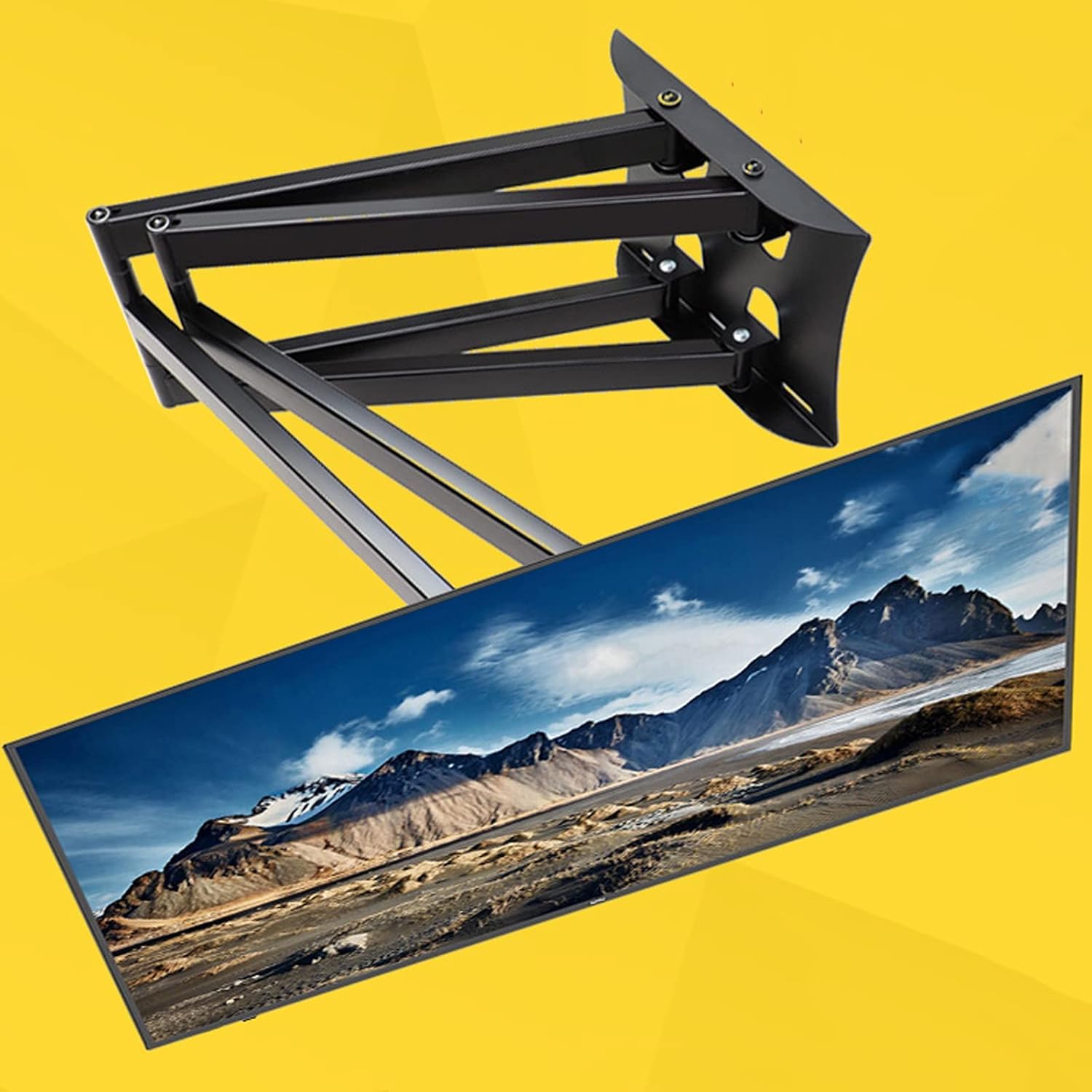 Tv Stand Wall TV Multi-Function Hanger Full Motion TV Wall Mount Bracket Tilts Extension for Most 36-85 Inch Flat Screen TVs, Max VESA 600x400mm Up to 176lbs TV Mounts