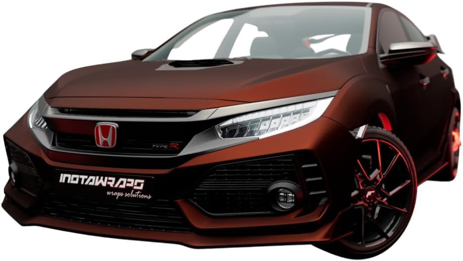 KPMF Car Wrap Roll K75400 Absolute Matte Mythos Red | K75801 | (5ft x 25ft (125 Sq/ft)) | Automotive Vinyl Wrap for Cars - Car Interior Wrap & Exterior | w/Free Instawraps Pro Glove