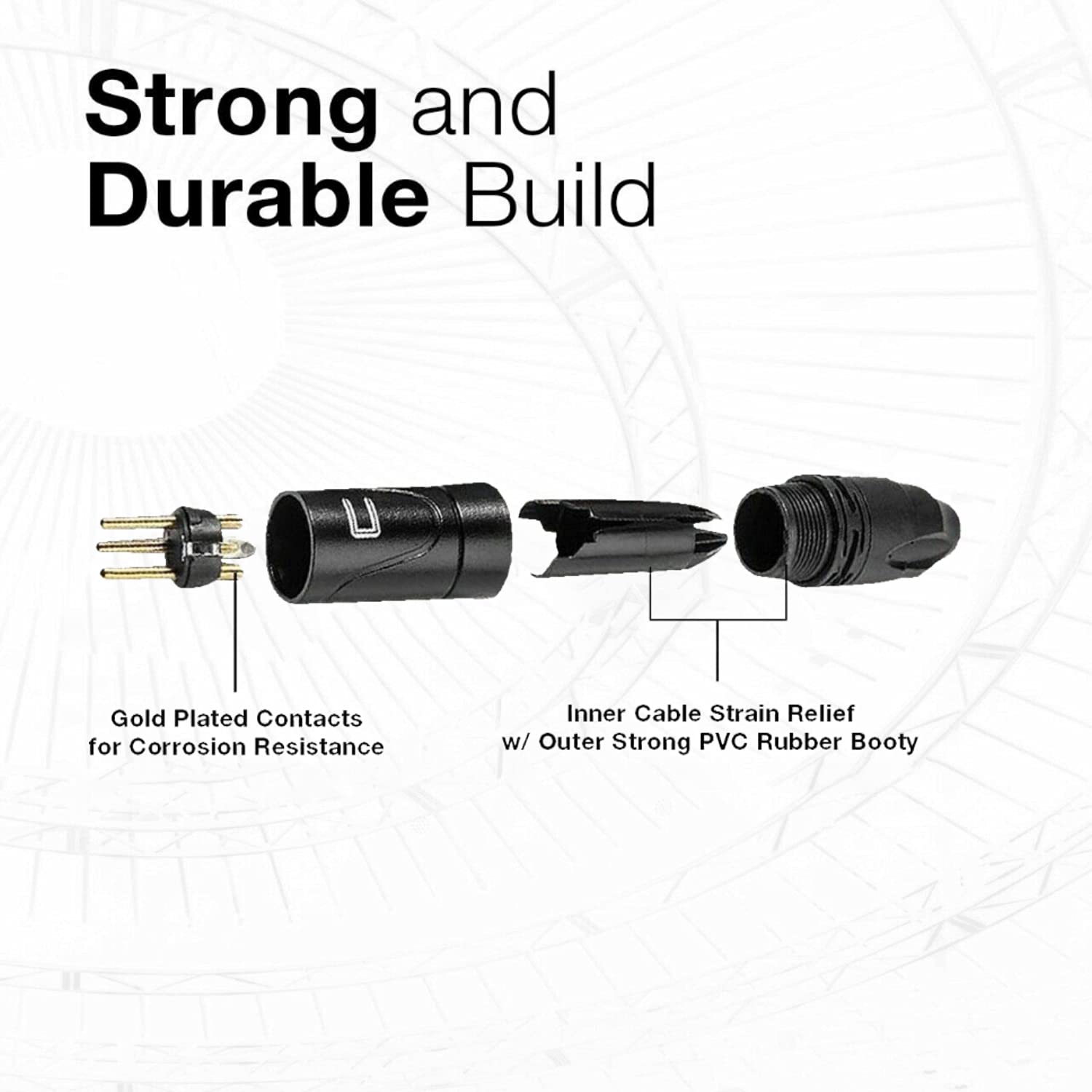 COLUBER CABLE 3-Pin XLR Female to 1/4