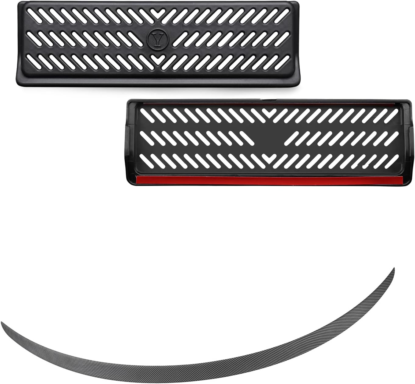 BASENOR Tesla Model Y Spoiler and Model Y Backseat Air Vent Cover