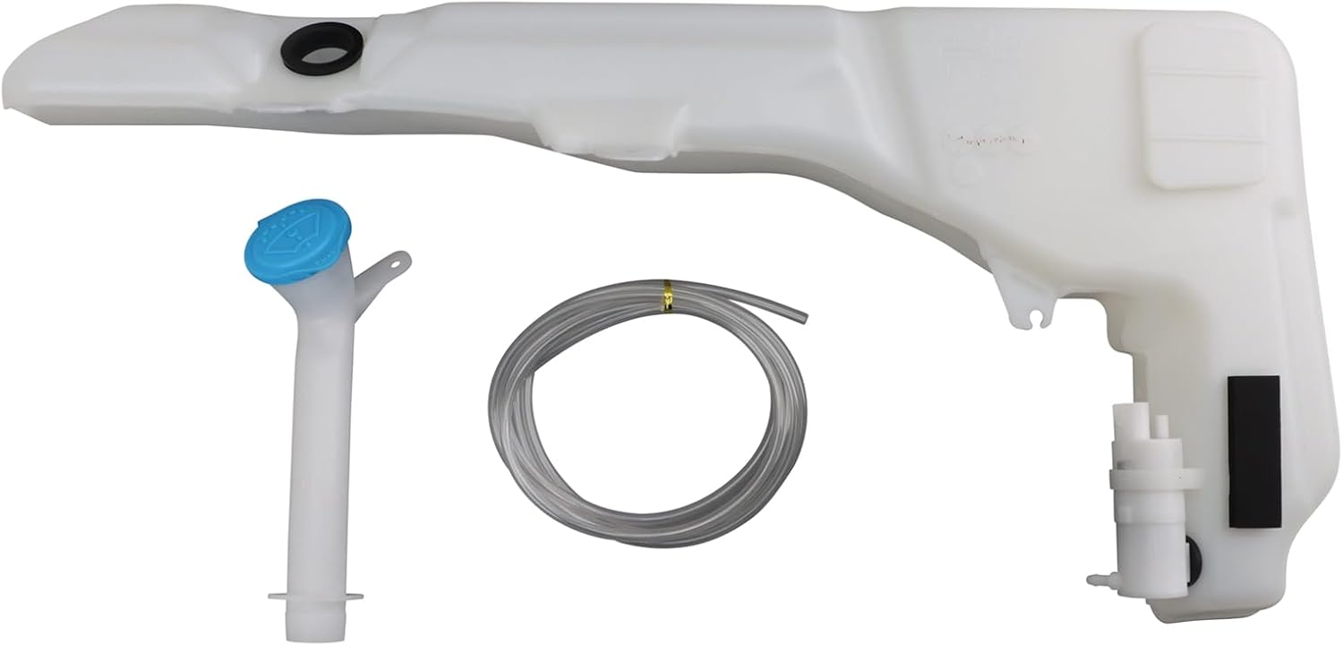 TRQ Windshield Washer Reservoir Compatible with 2022-2024 Nissan Frontier NI1288222