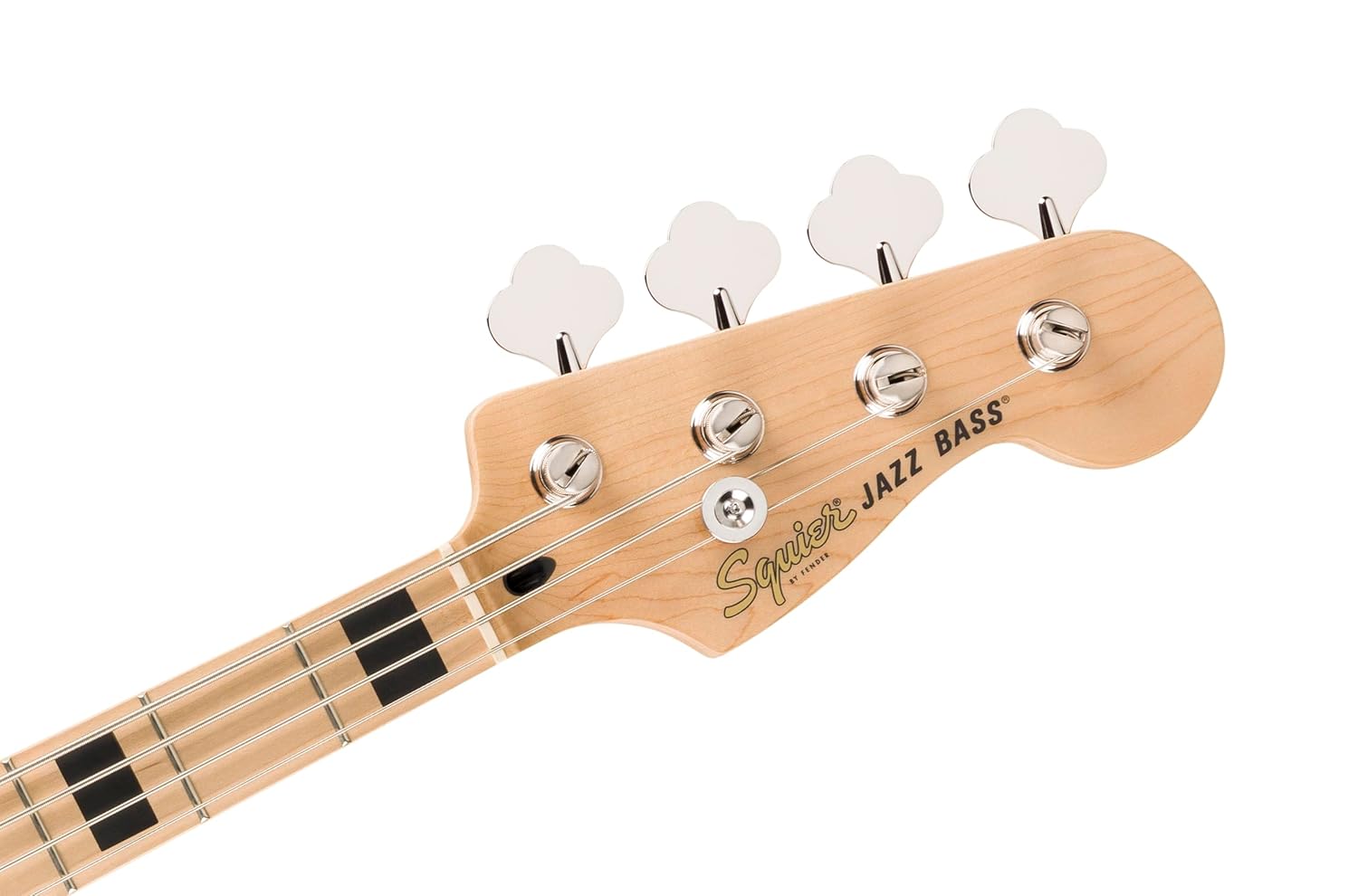 Affinity Series Active Jazz Bass, Maple Fingerboard, Black Pickguard, Olympic White