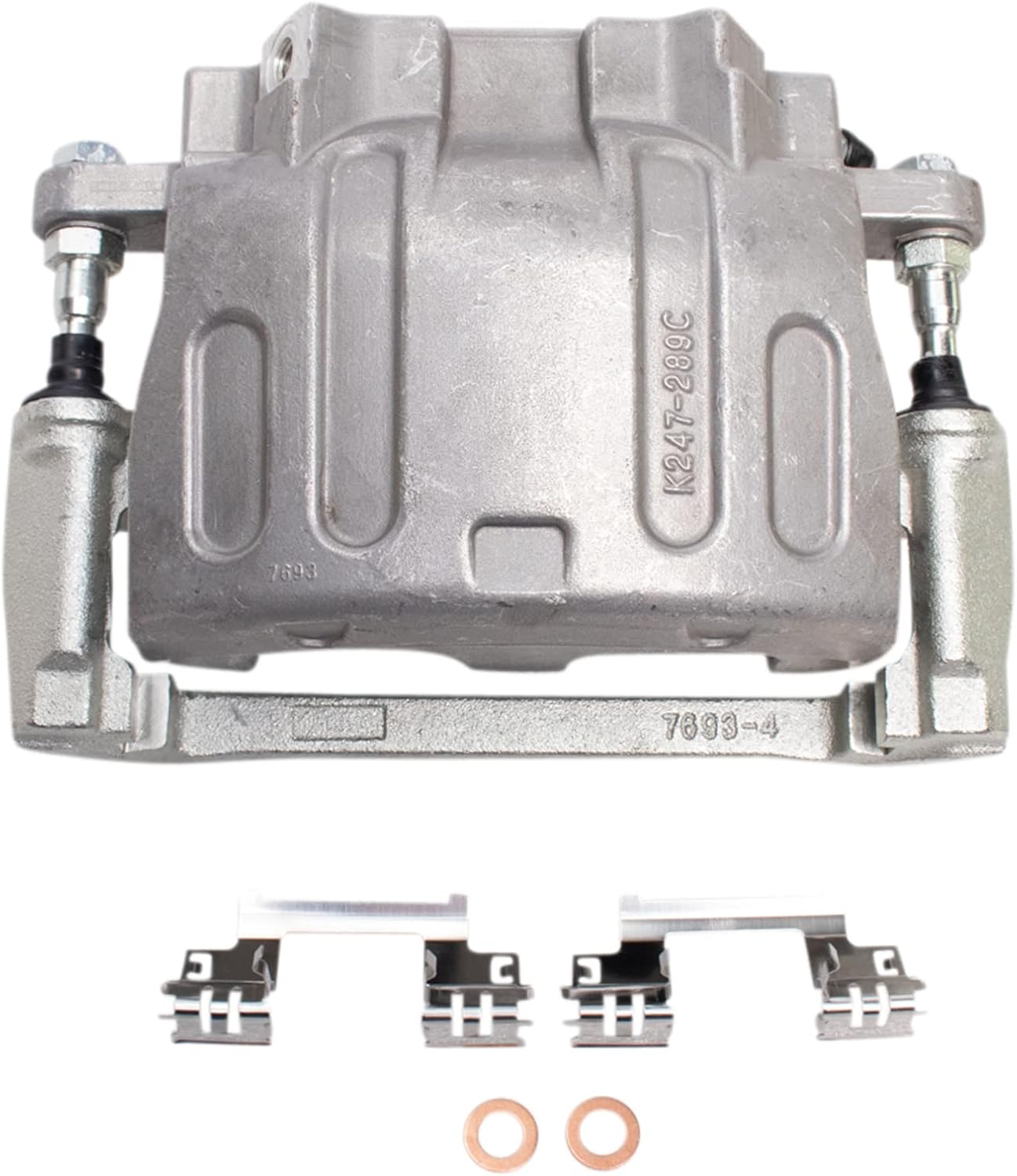 TRQ Front Left Brake Caliper w/Bracket Drivers Side Compatible with 2005-2007 Ford Five Hundred Freestyle Mercury Montego