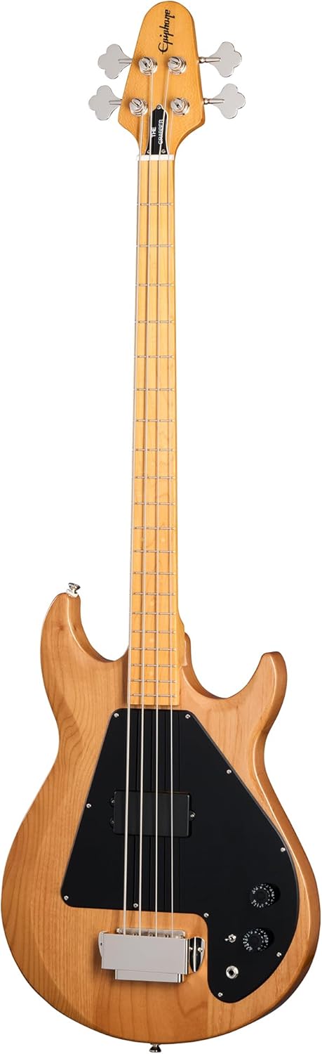 Epiphone Grabber Bass, Natural with Gig Bag